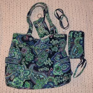 Vera Bradley tote set